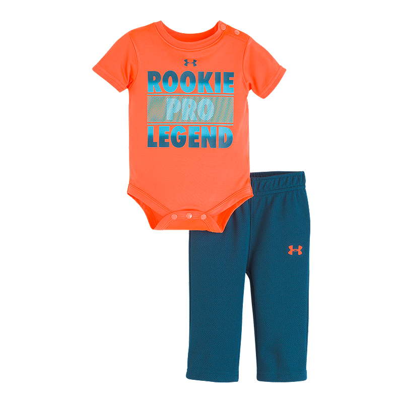 Under Armour Newborn Boys` Bodysuit and Pant Set