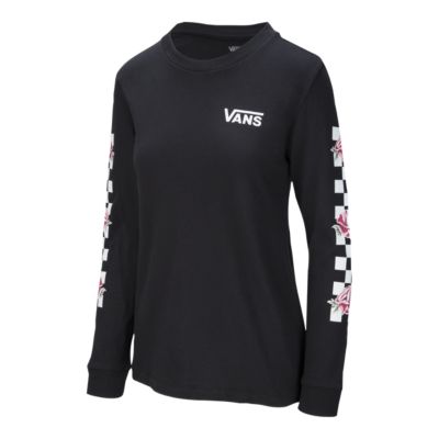 vans floral long sleeve