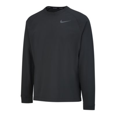 nike mens mock neck long sleeve thermal top