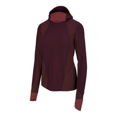 under armour hoodie women brown