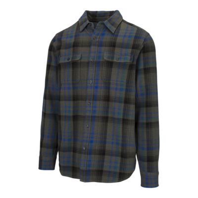 the north face men's long sleeve arroyo flannel