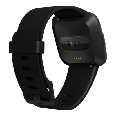 fitbit versa smartwatch black