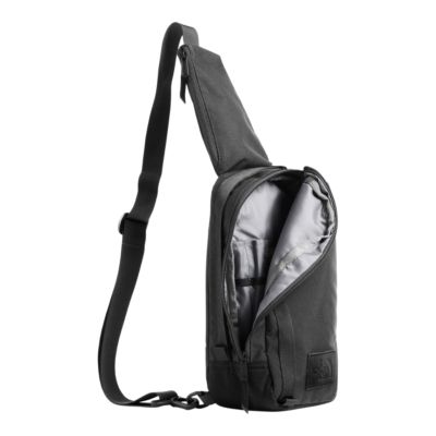 north face field bag black