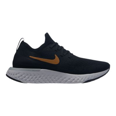 nike epic react flyknit black gold