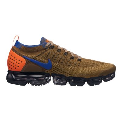 vapormax flyknit 2 blue and orange