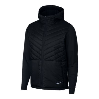 nike aerolayer men's hooded running jacket