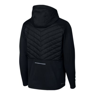 nike aerolayer hooded running jacket