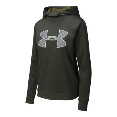 under armour women's big logo pullover hoodie