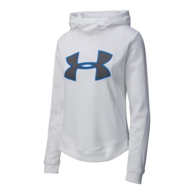 under armour big logo hoodie women's