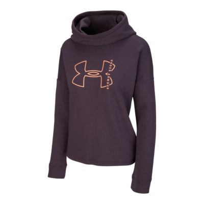 peach under armour hoodie