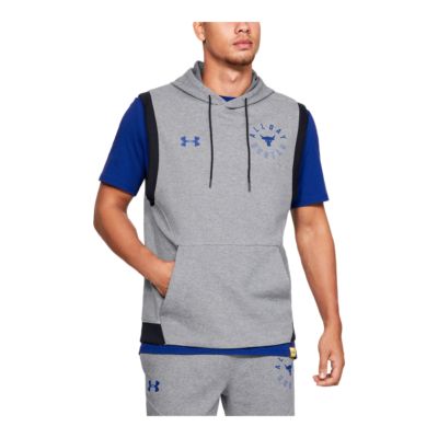 project rock under armour sleeveless hoodie