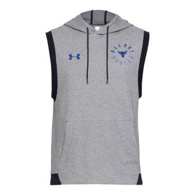 under armour sleeveless hoodie the rock