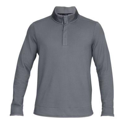 under armour men's storm sweaterfleece snap mock