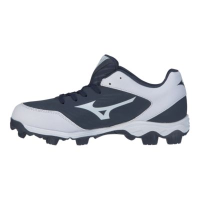 blue mizuno baseball cleats