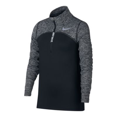 nike dry element half zip running top