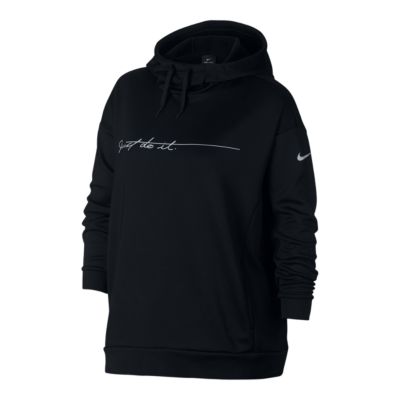 nike therma script jdi hoodie