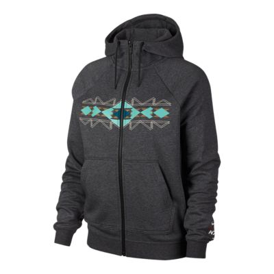 nike rally zip through hoodie