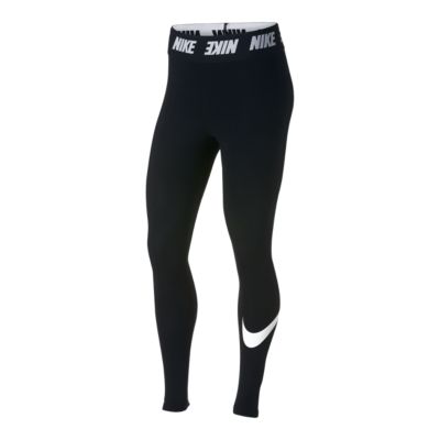 black and grey nike leggings