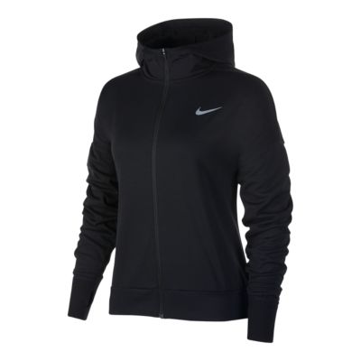 nike women's therma full zip hoodie