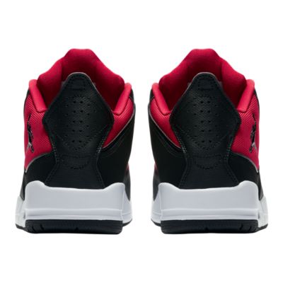 jordan courtside 23 black red white