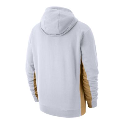 white and gold raptors hoodie