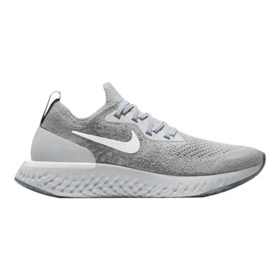 nike epic react flyknit women's grey