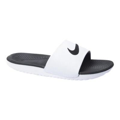 nike sliders men white