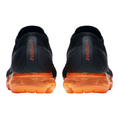 nike vapormax black orange