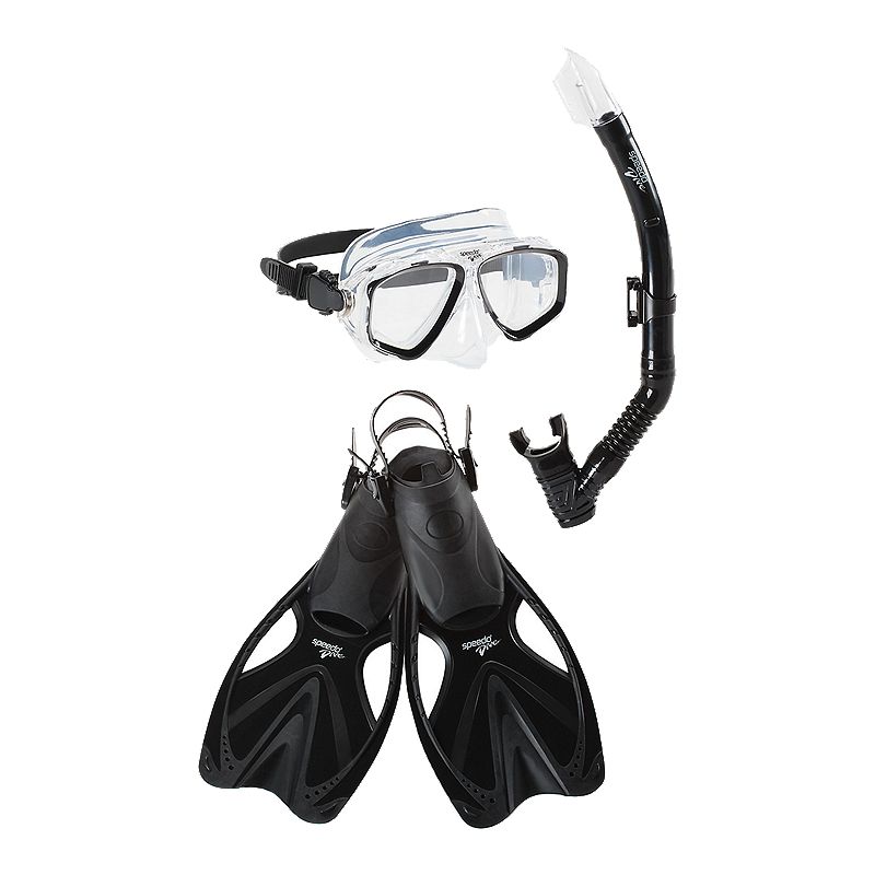 Speedo Adventure Snorkel Set Black Sport Chek