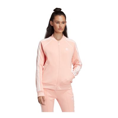 womens pink adidas track jacket