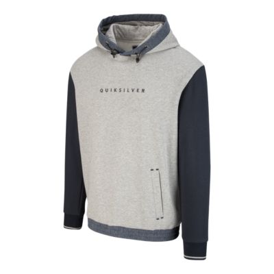 quiksilver grey hoodie