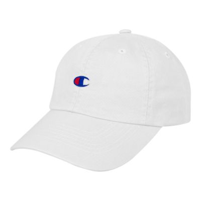 white champion dad hat