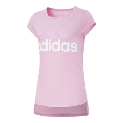 adidas curved hem t shirt