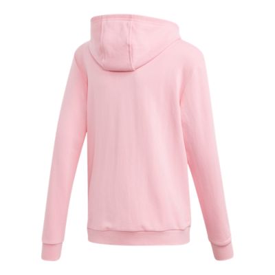 girls adidas trefoil hoodie