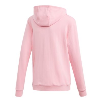 girls adidas trefoil hoodie