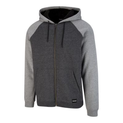 dc men's sherpa full zip hoodie