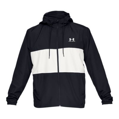 white under armour windbreaker