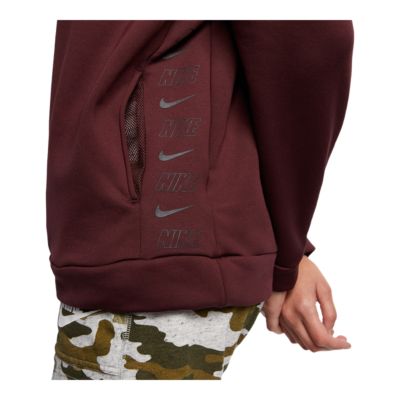 nike taping pullover hoodie