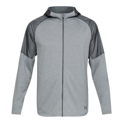 under armour men's mk1 terry full zip training hoodie