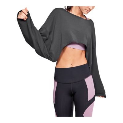 under armour crop top long sleeve