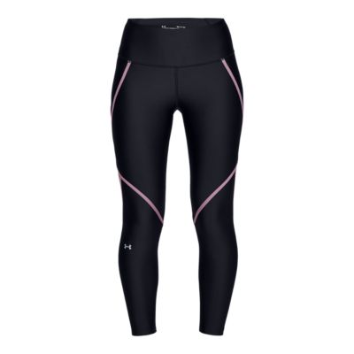 under armour women's heatgear armour edgelit ankle crop leggings