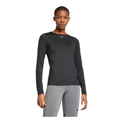 nike women's pro cool long sleeve shirt