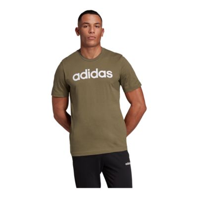 mens khaki adidas t shirt