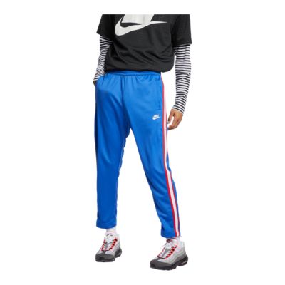 nike tribute track pants blue