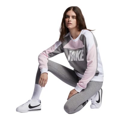 nike women's color block sweatshirt