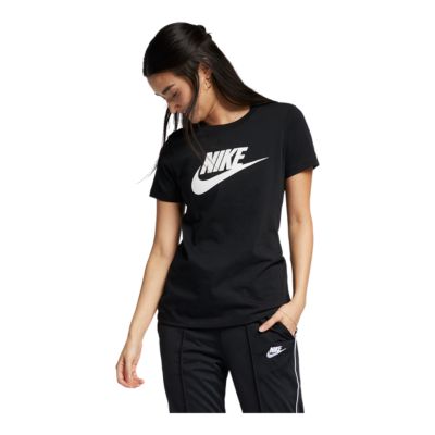 ladies black nike t shirt