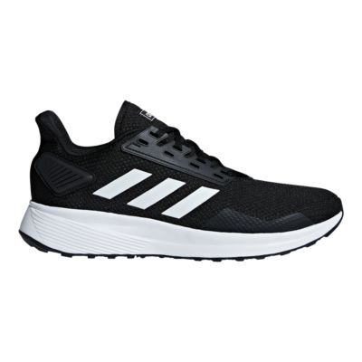 adidas black gym shoes