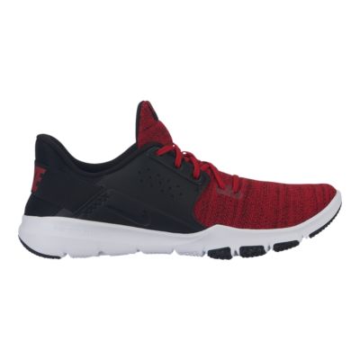 nike mens red and black shoes