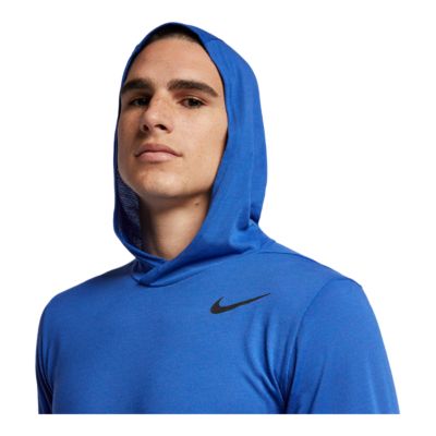 nike hyper dry long sleeve hooded top