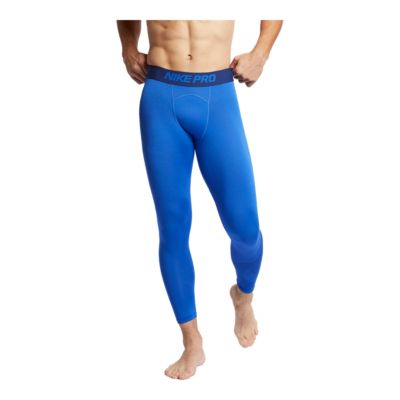 blue nike tights mens